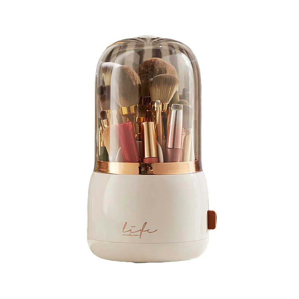 Luxury Cosmetic Brush Box Dustproof Makeup Storage Box for Lipstick Eyebrow Pen