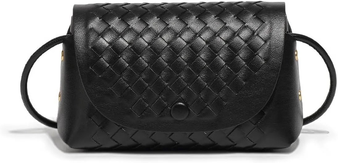 Luxury Mini Small Woven Women's Tote Leather Fashion Travel Daily Crossbody Bag