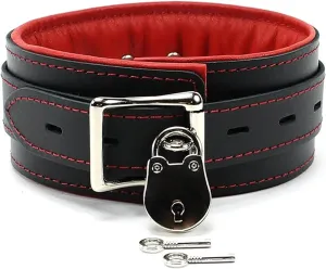 Macon Collar Supreme Lambskin Leather Ultra Soft Padded Choker
