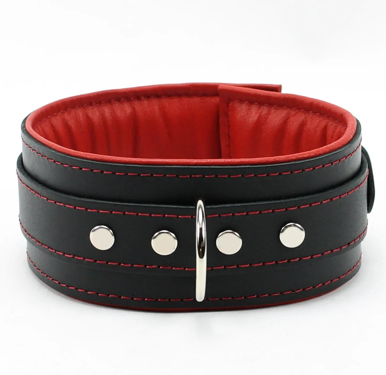 Macon Collar Supreme Lambskin Leather Ultra Soft Padded Choker