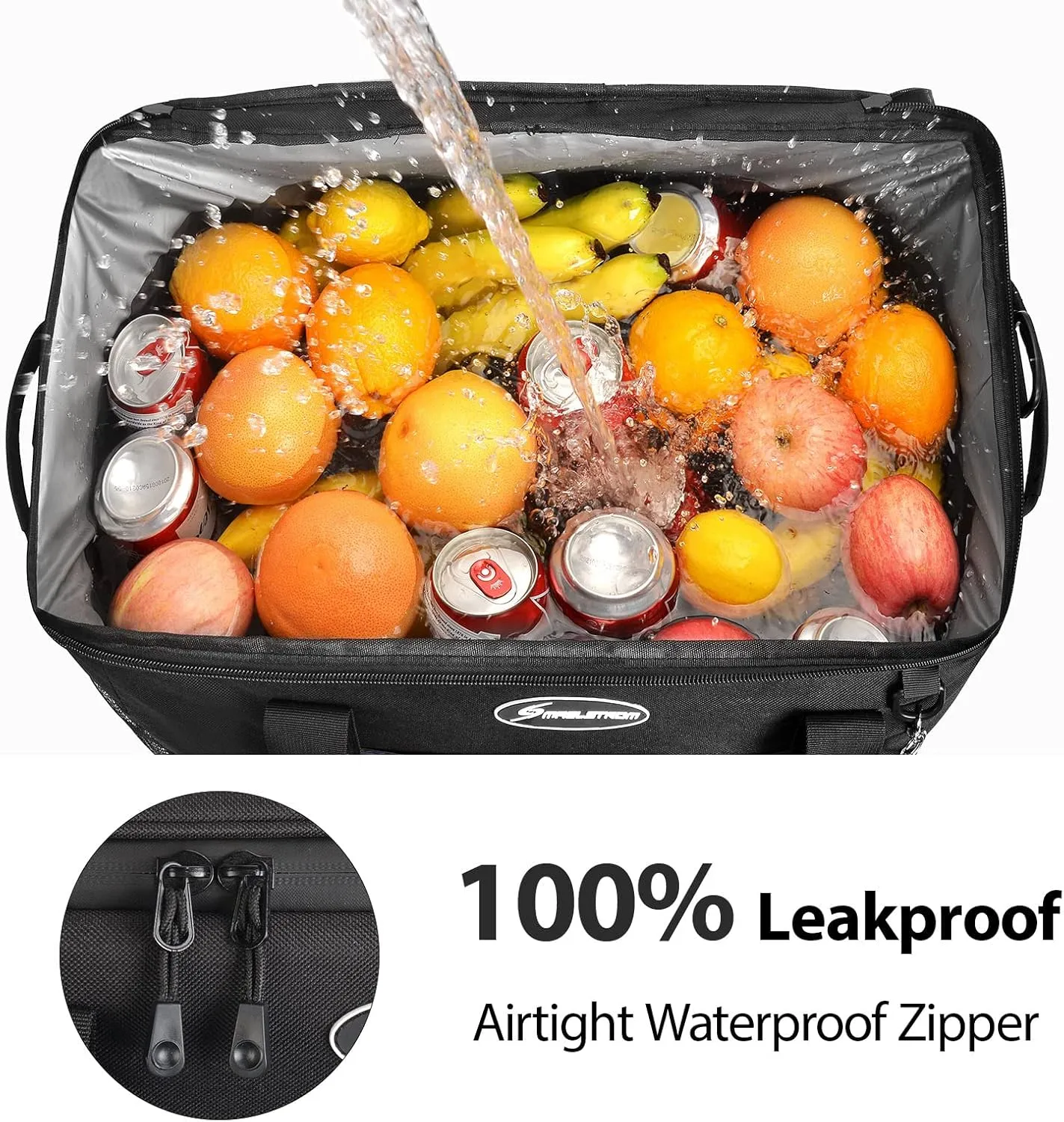Maelstrom Soft Cooler Bag,Collapsible Soft Sided Cooler,24/30/60/75 Cans Beach Cooler,Ice Chest,Large Leakproof Camping Cooler,Portable Travel Cooler for Grocery Shopping,Camping,Road Trips