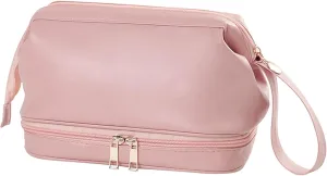 Makeup Storage Bag Double Layer Large Capacity Portable Cosmetic Bag for Essence Lotion Cream Perfume Travel Toiletry