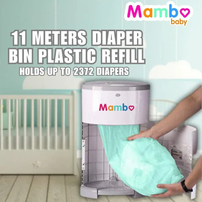 Mambo Diaper Trash Bin Plastic Refill (3pcs)
