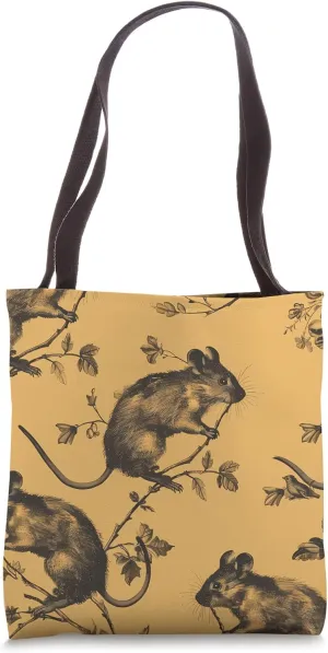 Mammal Vintage Pattern Design Tote Bag