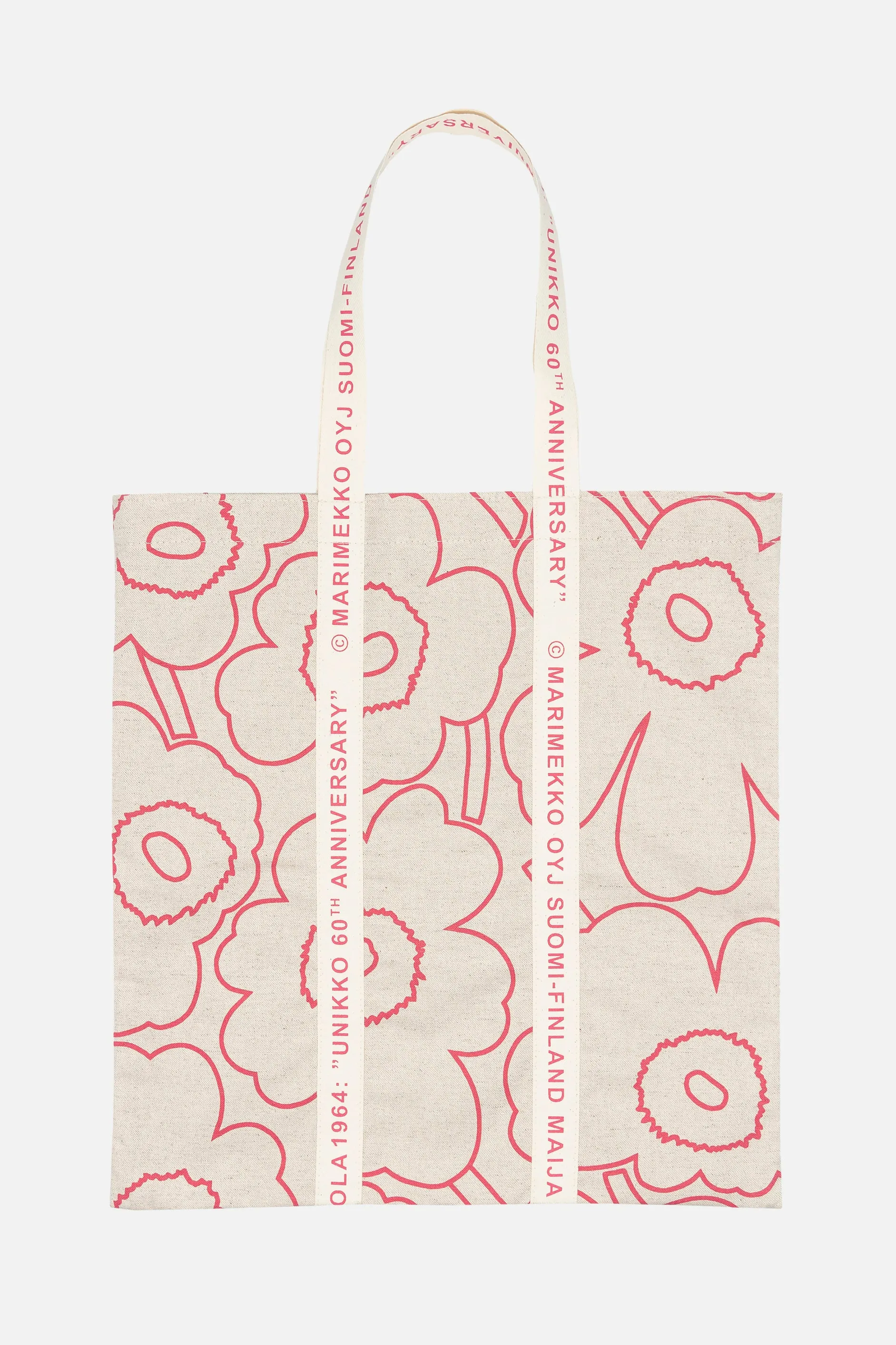 Marimekko Carrier Midi Piirto Unikko 60th Anniversary Tote Bag