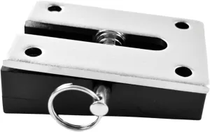 MARINE CITY 304 Stainless Steel & Nylon Quick Release Vertical Transom Mounting Bracket - Sturdy, Durable, Functional Design for Sport Diver Ladder, Boat, Marine, Yacht (3-3/4 x 2-1/2 Inches)