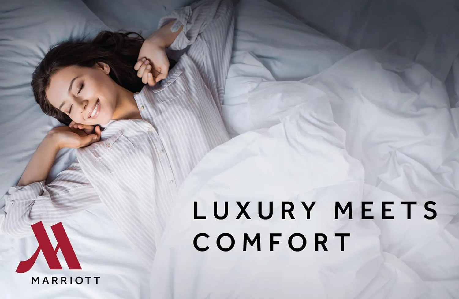 Marriott Luxury Hotel Feather & Down Pillow King Size 2-Pack - Plush Dual Chamber Design - Hotel Quality Comfort & Support - Machine Washable