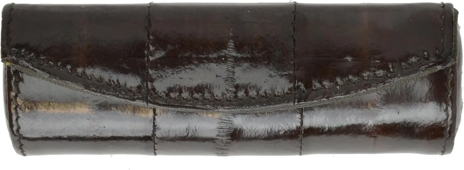 MARSHAL Elegant Design Eelskin Soft Leather Lipstick case