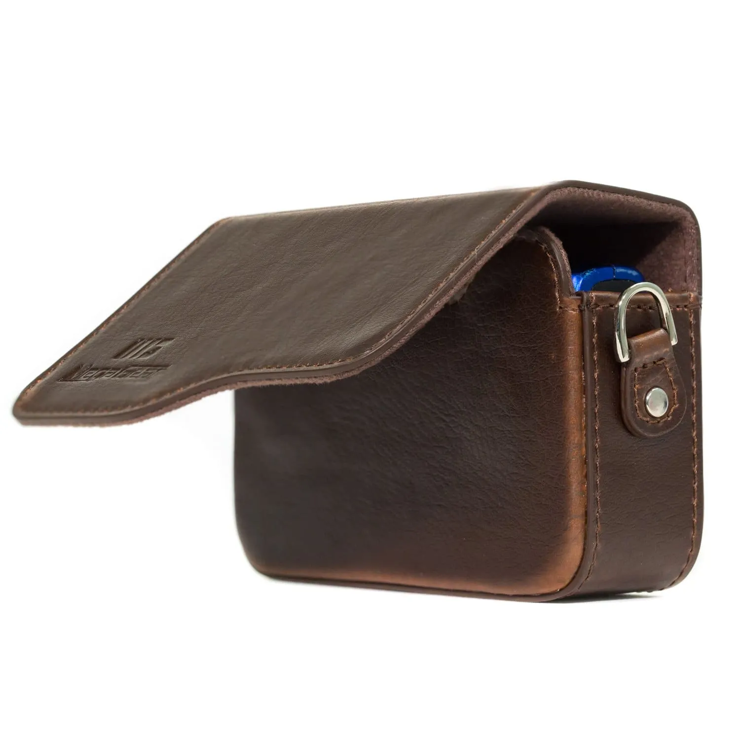 MegaGear Canon PowerShot SX620 HS, ELPH 180, ELPH 190 IS, ELPH 360 HS, ELPH 170 IS, SX610 HS Leather Camera Case with Strap