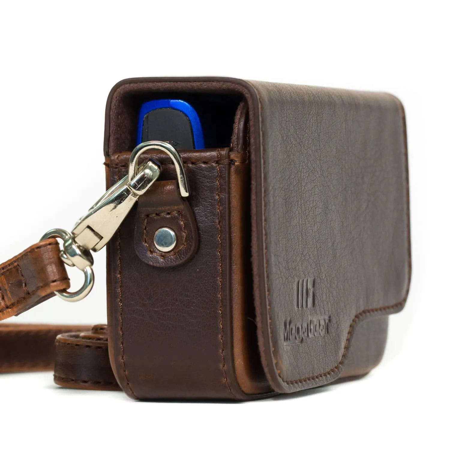 MegaGear Canon PowerShot SX620 HS, ELPH 180, ELPH 190 IS, ELPH 360 HS, ELPH 170 IS, SX610 HS Leather Camera Case with Strap
