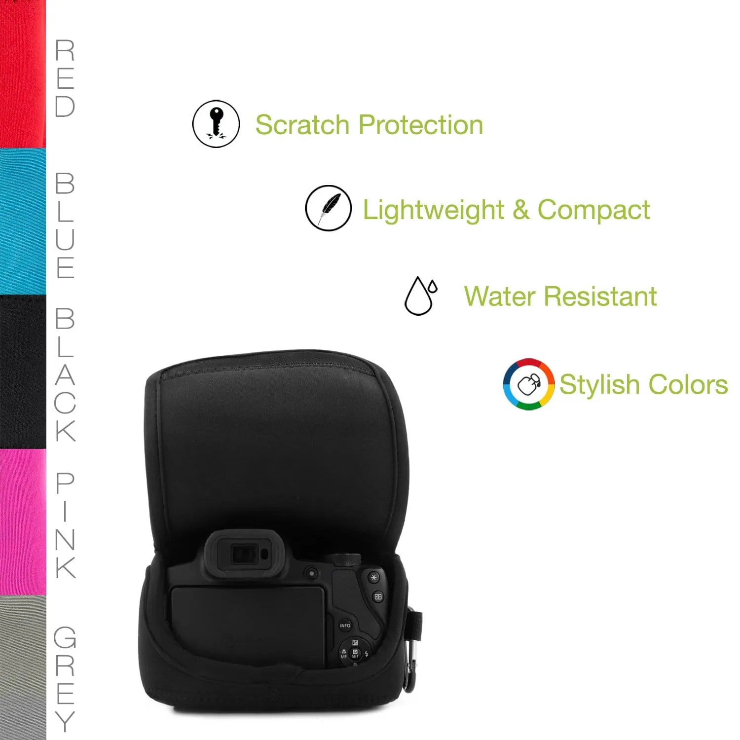 MegaGear Canon PowerShot SX70 HS Ultra Light Neoprene Camera Case