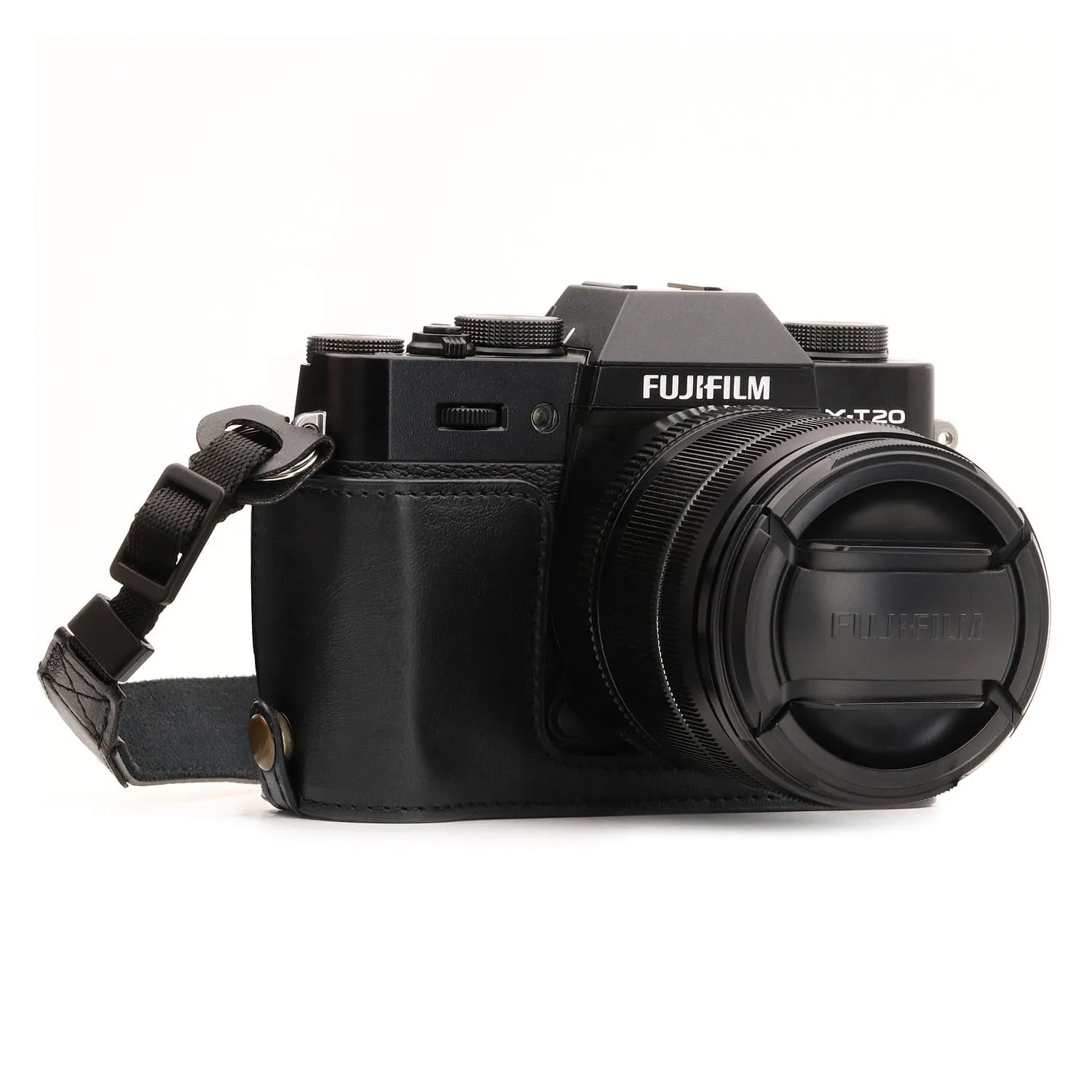 MegaGear Fujifilm X-T2 Ever Ready Leather Camera Case and Strap