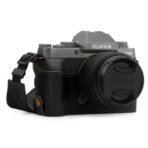 MegaGear Fujifilm X-T200 Ever Ready Top Grain Leather Camera Half Case