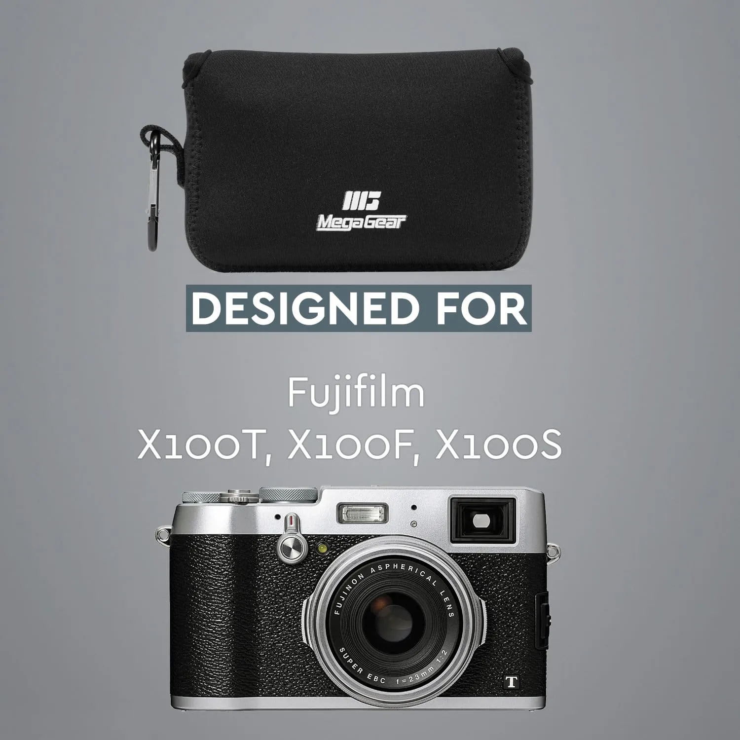 MegaGear Fujifilm X100F, X100T, X100S Ultra Light Neoprene Camera Case