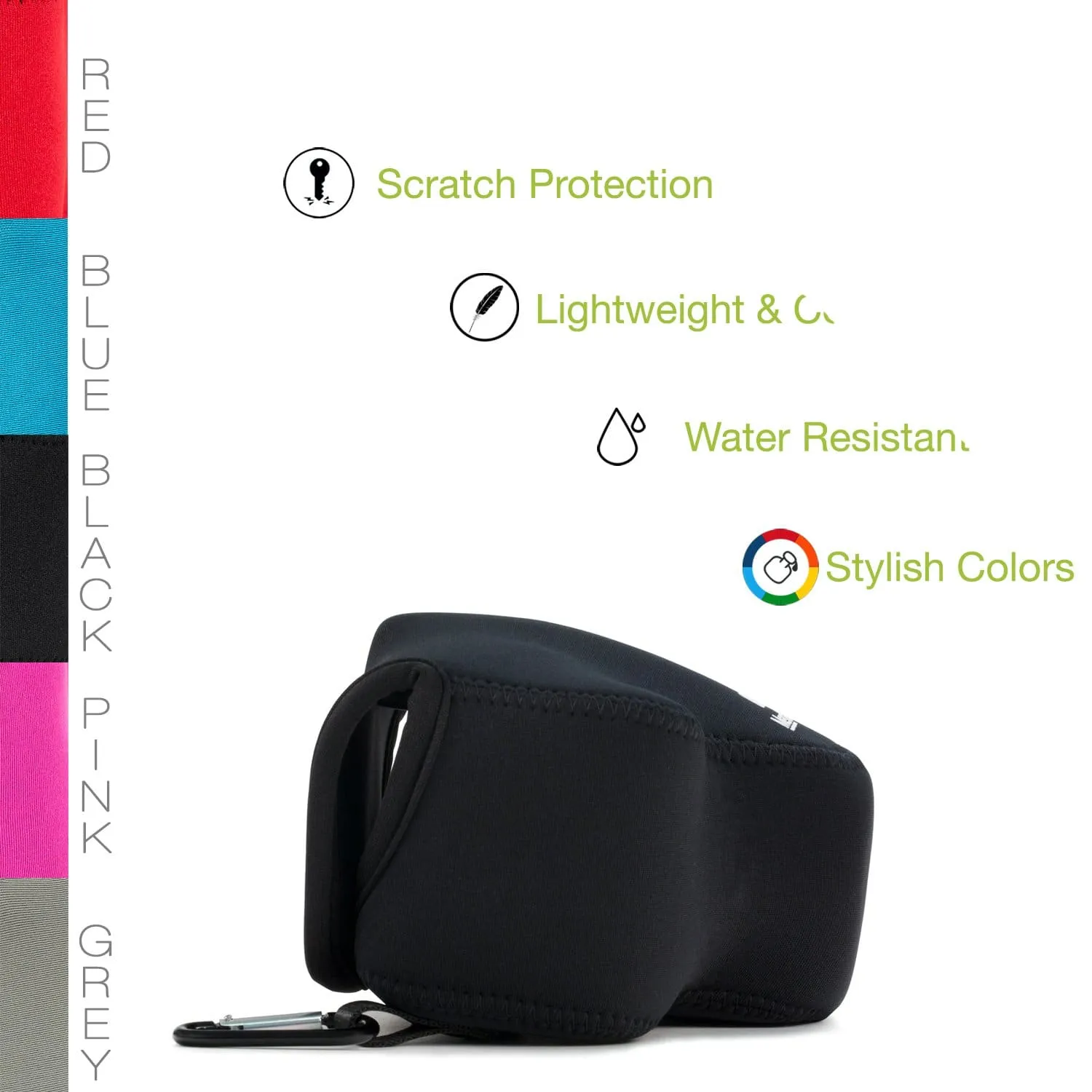 MegaGear Nikon Coolpix L340 Ultra Light Neoprene Camera Case