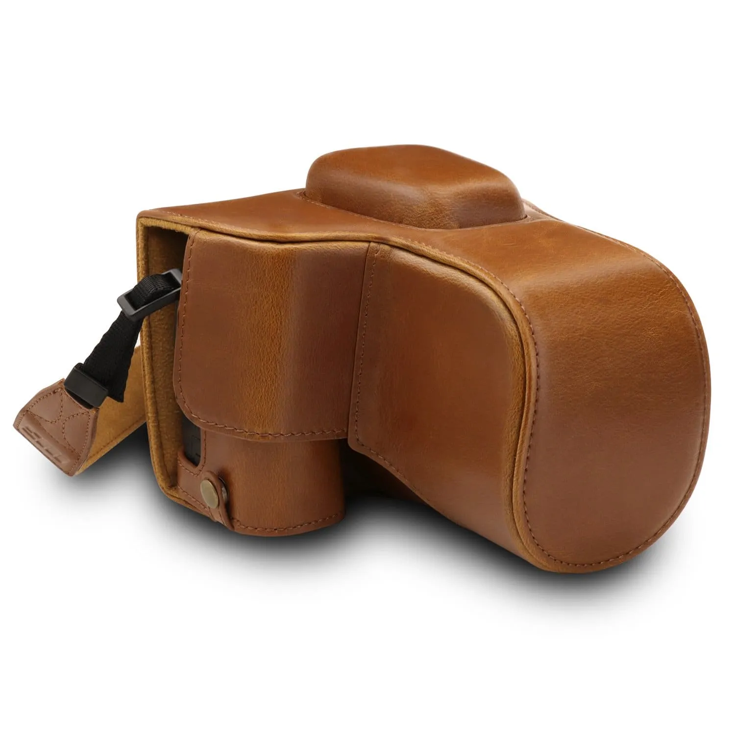 MegaGear Nikon D3500 Ever Ready Leather Camera Case and Strap