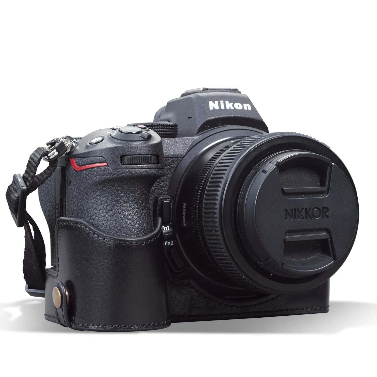 MegaGear Nikon Z5 Ever Ready Genuine Leather Camera Half Case
