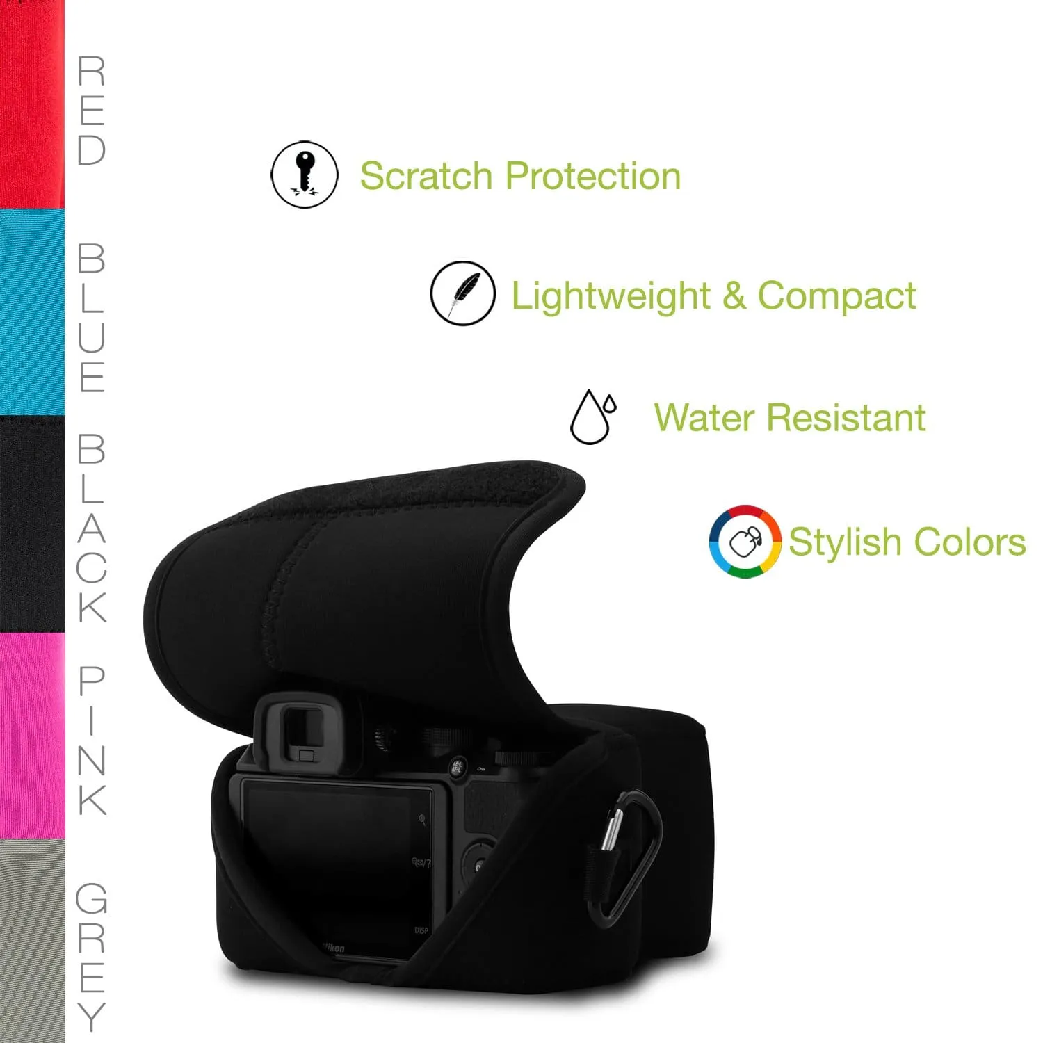 MegaGear Nikon Z50 (50-250mm) Ultra Light Neoprene Camera Case