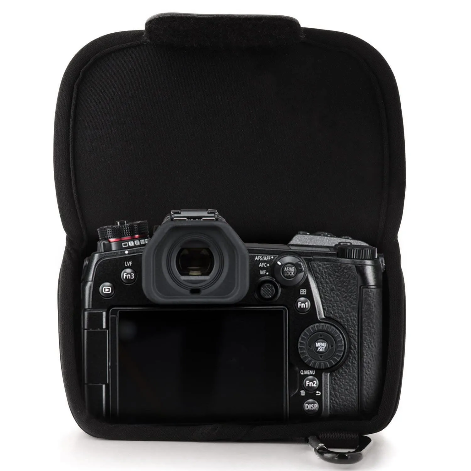 MegaGear Panasonic Lumix DMC-GX8 (14-140mm) Ultra Light Neoprene Camera Case, with Carabiner