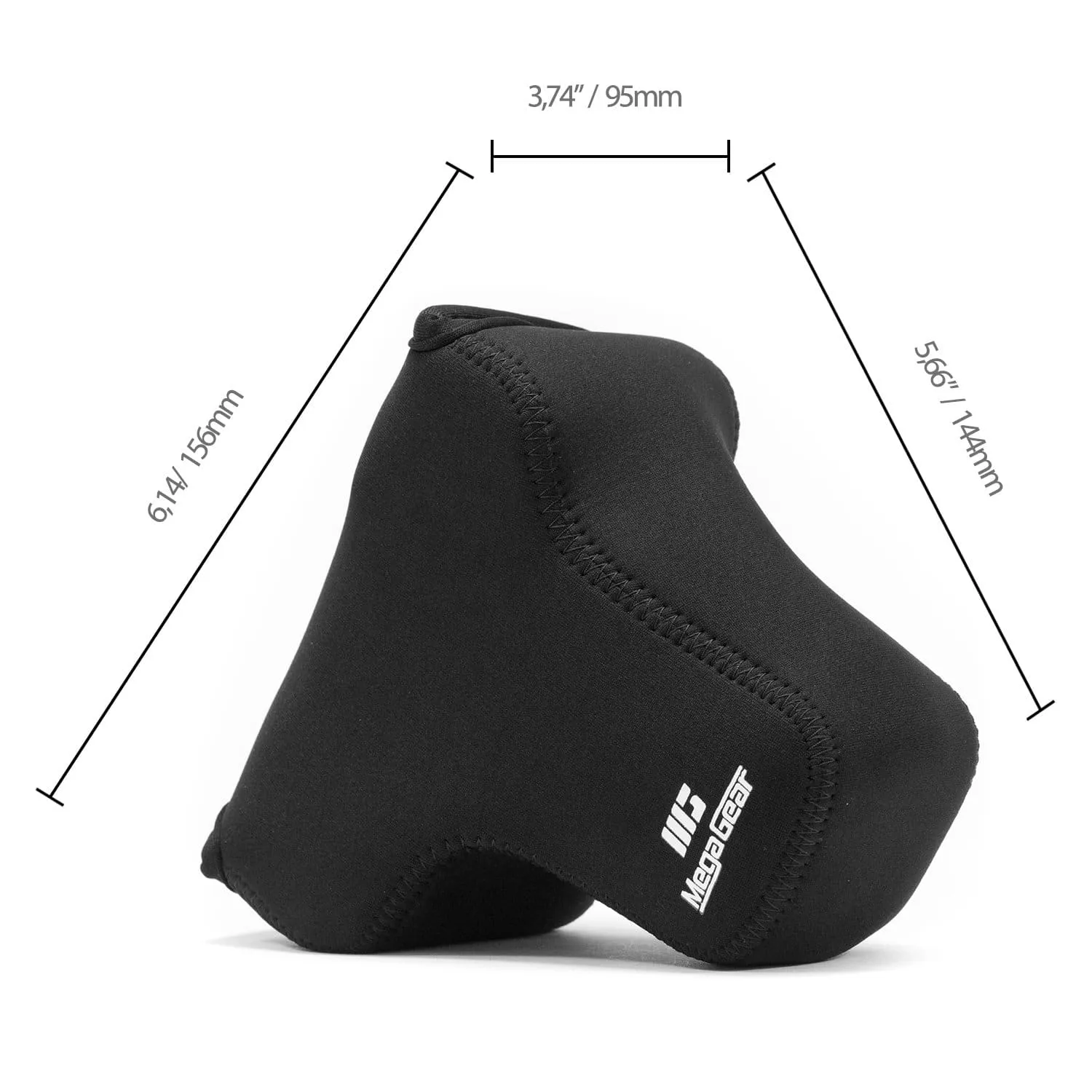 MegaGear Panasonic Lumix DMC-GX8 (14-140mm) Ultra Light Neoprene Camera Case, with Carabiner