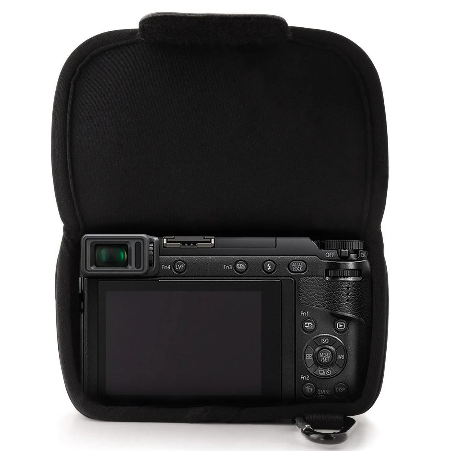 MegaGear Panasonic Lumix DMC-GX85, DMC-GX80 (14-140mm) Ultra Light Neoprene Camera Case