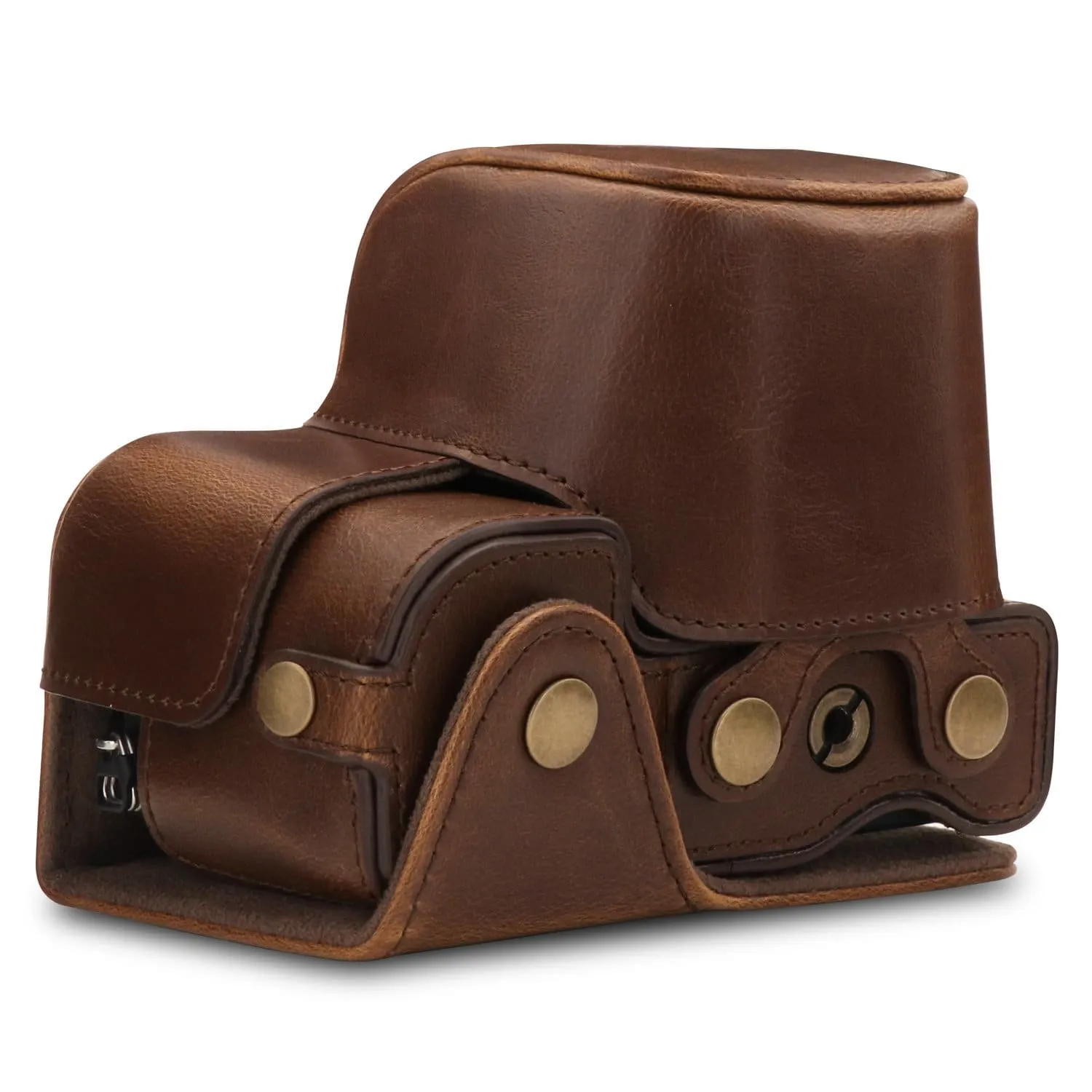 MegaGear Sony Alpha A6400, A6100 (16-50mm) Ever Ready Leather Camera Case