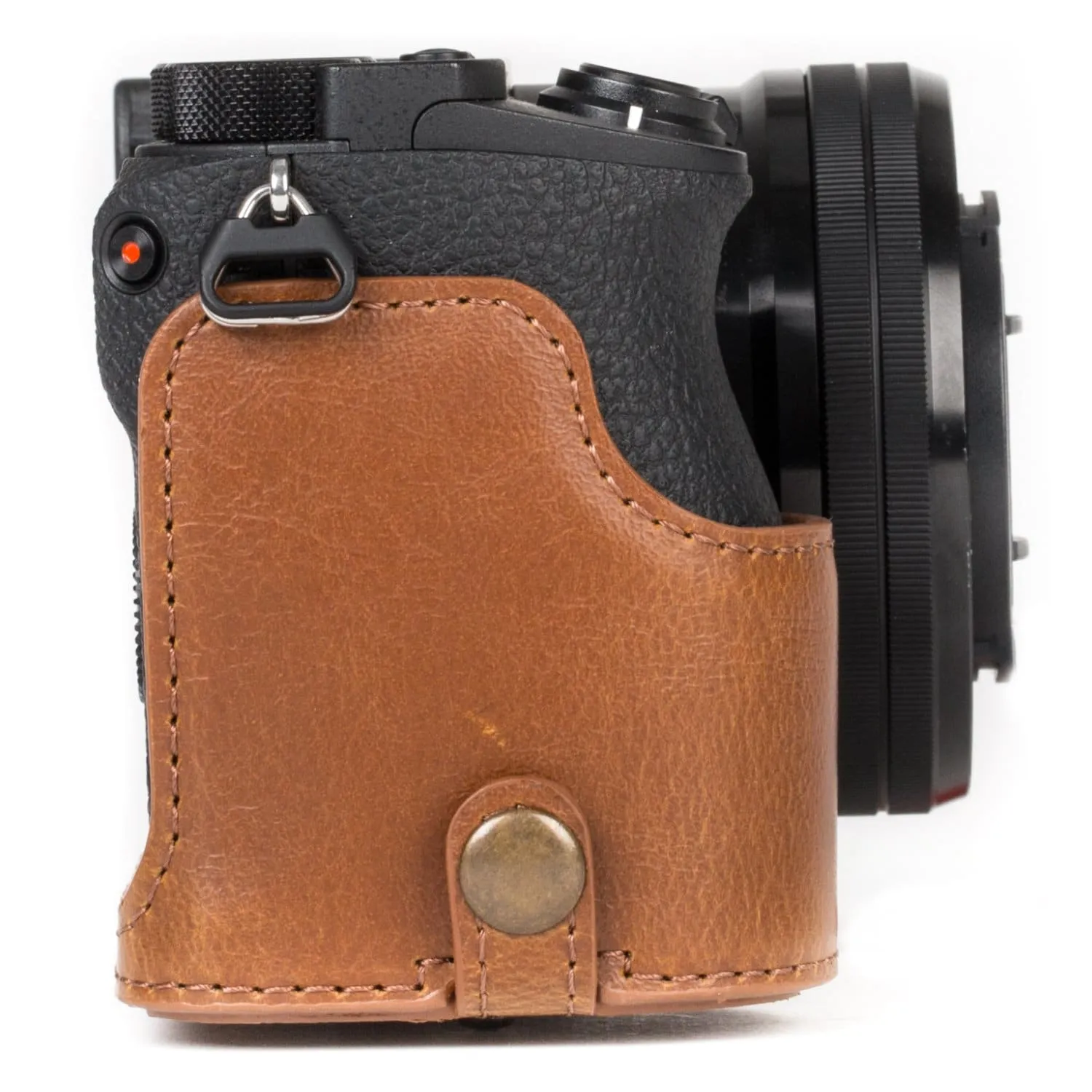 MegaGear Sony Alpha A6500 (16-50 mm) Ever Ready Leather Camera Case and Strap