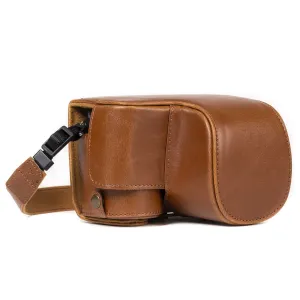 MegaGear Sony Alpha A6500 (16-50 mm) Ever Ready Leather Camera Case and Strap