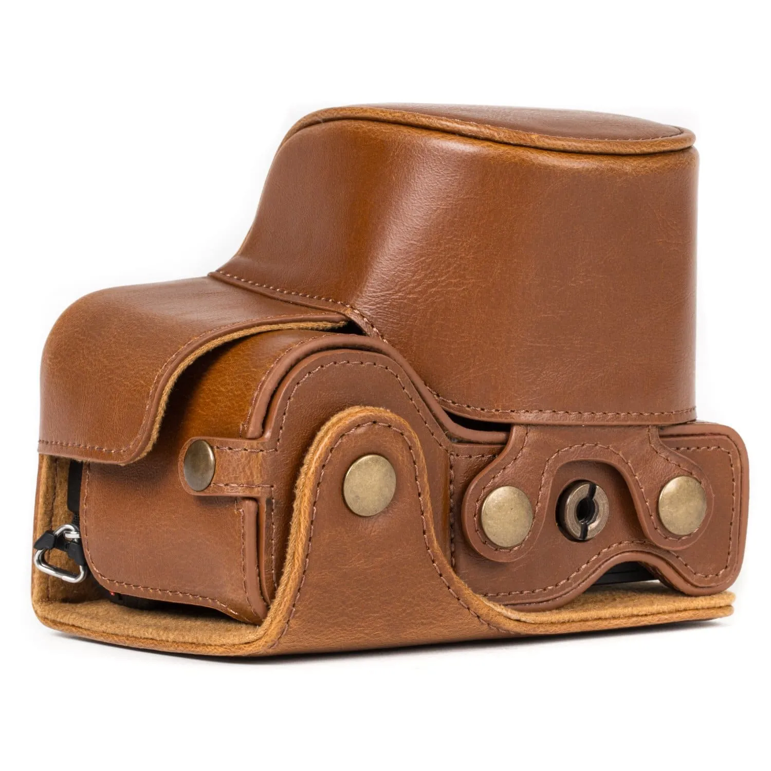MegaGear Sony Alpha A6500 (16-50 mm) Ever Ready Leather Camera Case and Strap