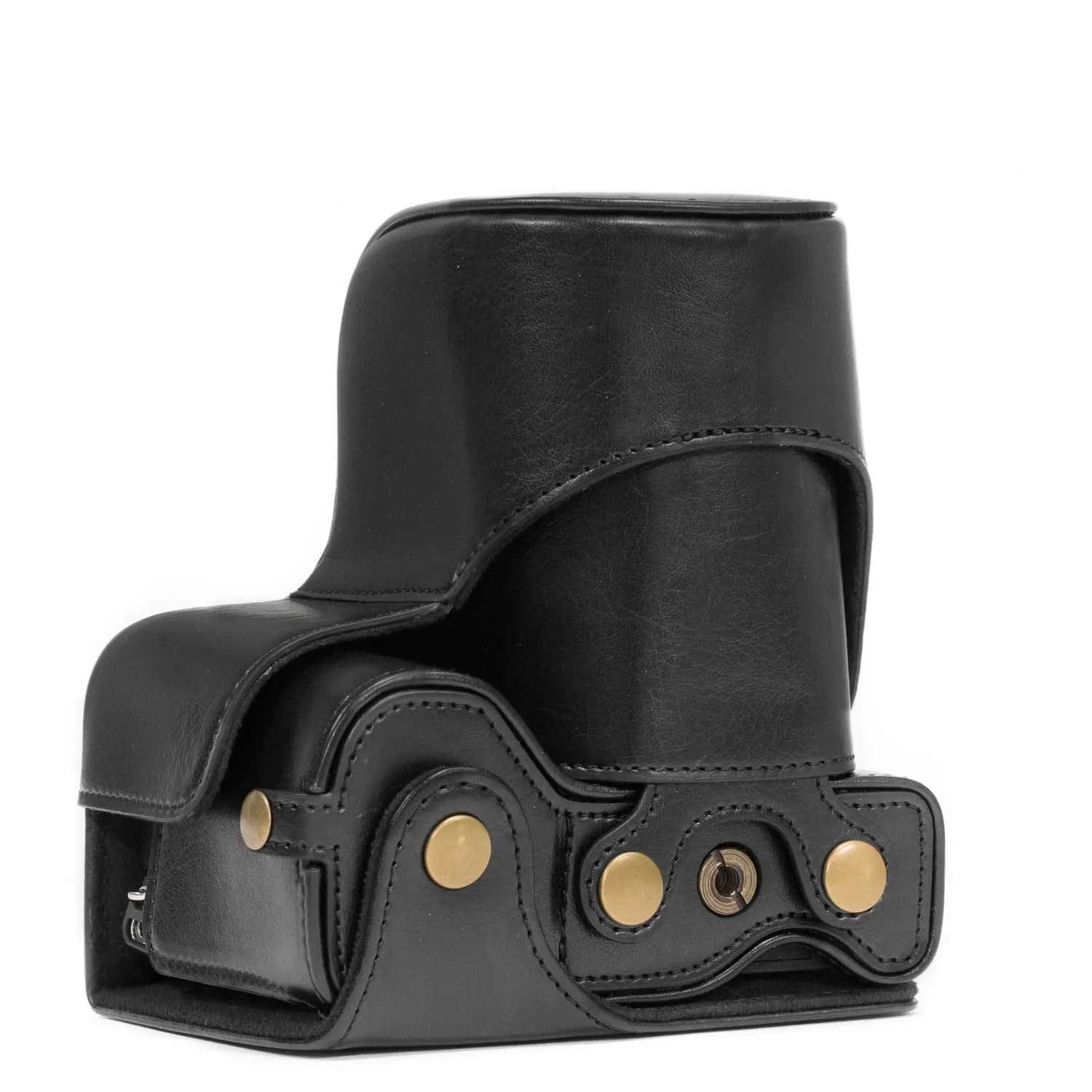 MegaGear Sony Alpha A6500 (18-135mm) Ever Ready Leather Camera Case and Strap
