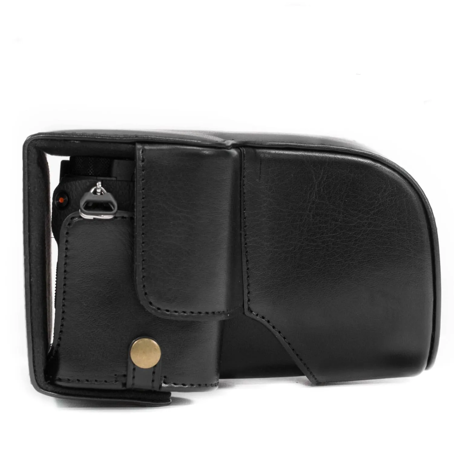 MegaGear Sony Alpha A6500 (18-135mm) Ever Ready Leather Camera Case and Strap