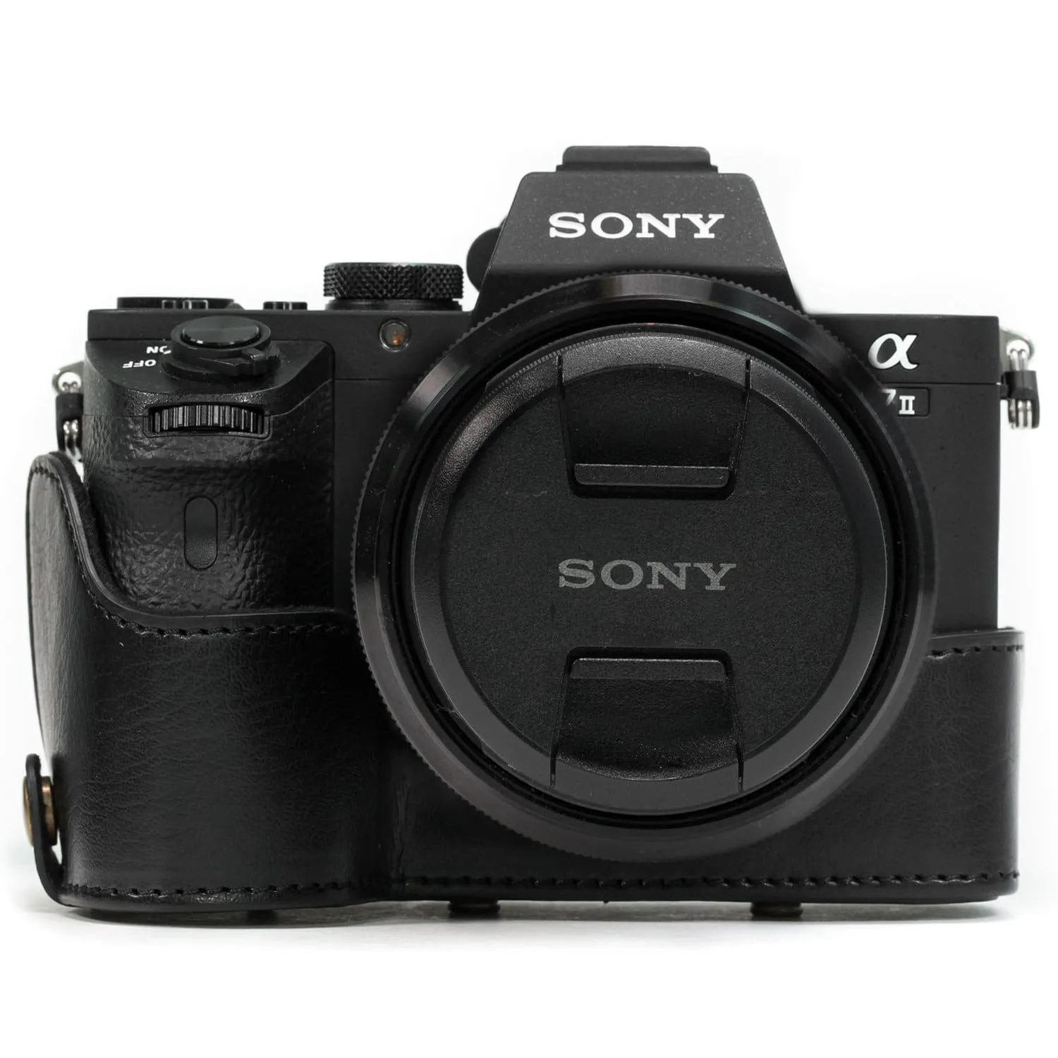 MegaGear Sony Alpha A7S II, A7R II, A7 II (28-70mm) Ever Ready Leather Camera Case and Strap, with Battery Access