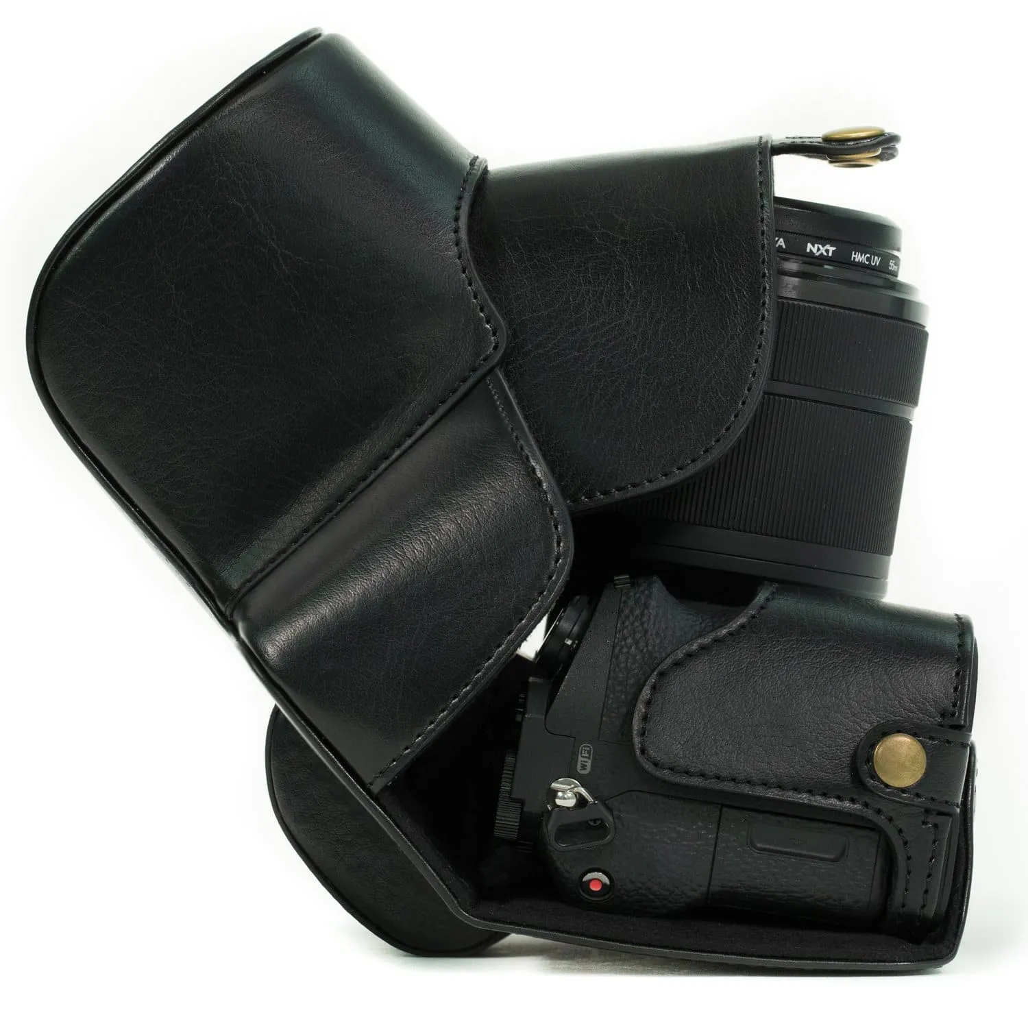 MegaGear Sony Alpha A7S II, A7R II, A7 II (28-70mm) Ever Ready Leather Camera Case and Strap, with Battery Access