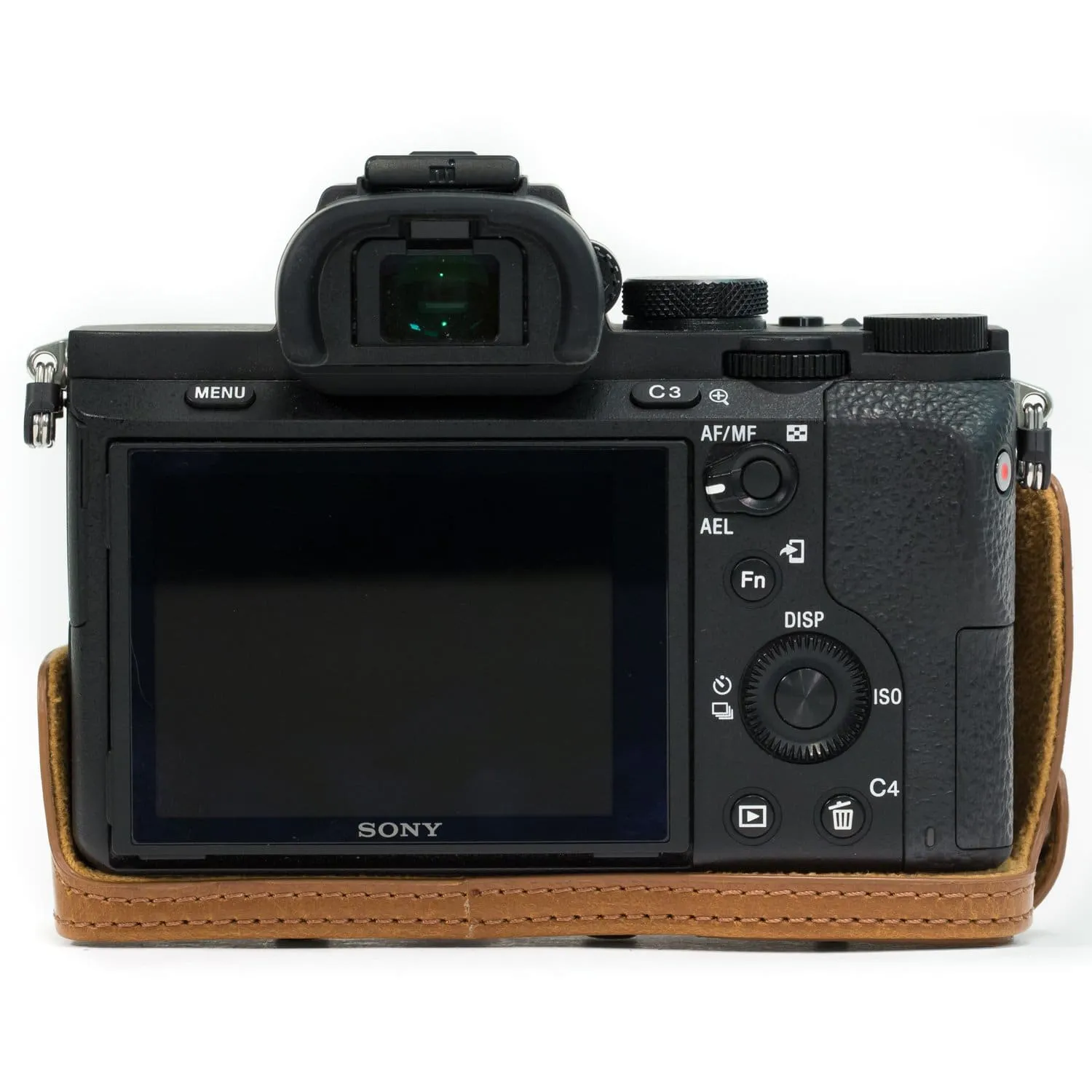 MegaGear Sony Alpha A7S II, A7R II, A7 II (28-70mm) Ever Ready Leather Camera Case and Strap, with Battery Access