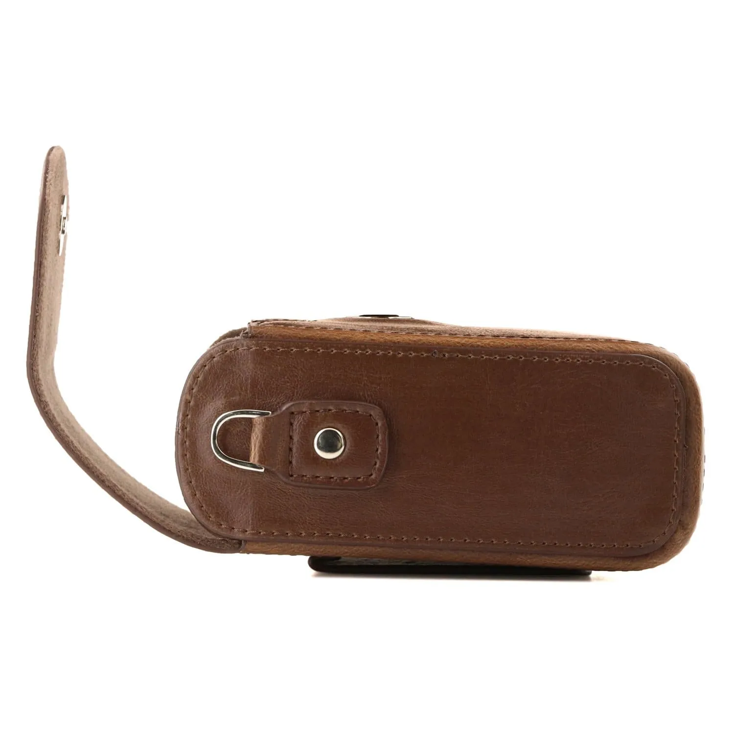 MegaGear Sony Cyber-shot DSC-RX100 VII, DSC-RX100 V, DSC-RX100 IV, DSC-RX100 III, DSC-RX100 II, Canon PowerShot S120 Leather Camera Case with Strap