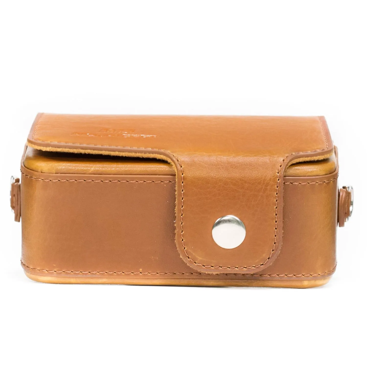 MegaGear Sony Cyber-shot DSC-RX100 VII, DSC-RX100 VI, DSC-RX100 V, DSC-RX100 IV, DSC-RX100 III, DSC-RX100 II, ZV-1 Leather Camera Case with Strap
