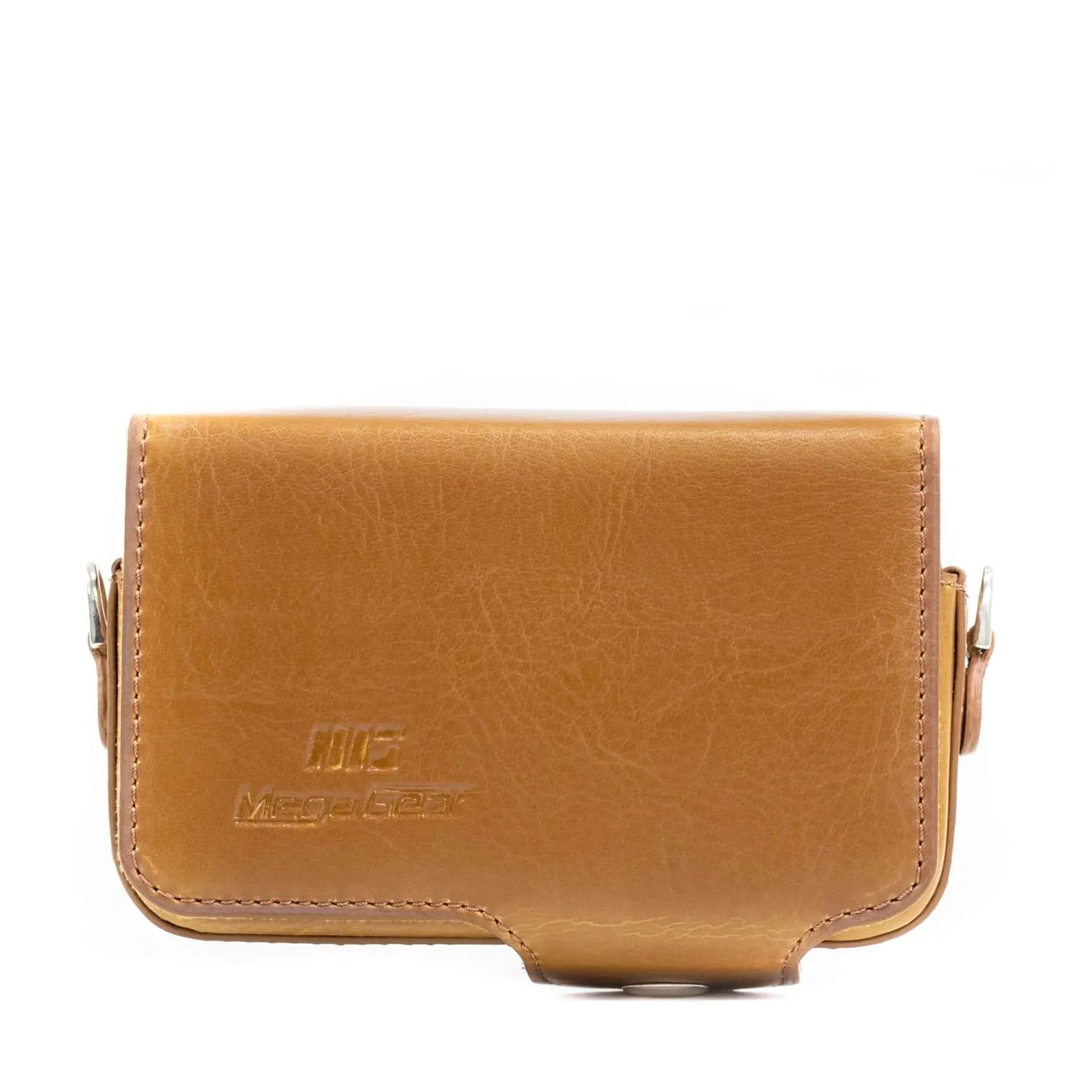 MegaGear Sony Cyber-shot DSC-RX100 VII, DSC-RX100 VI, DSC-RX100 V, DSC-RX100 IV, DSC-RX100 III, DSC-RX100 II, ZV-1 Leather Camera Case with Strap