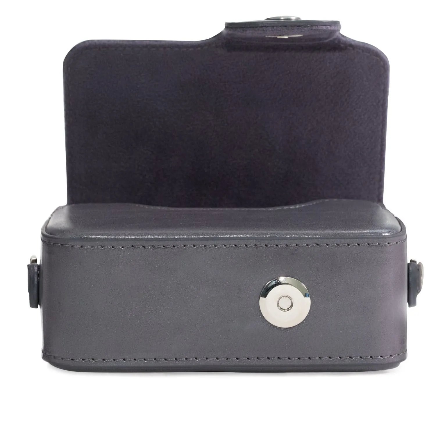 MegaGear Sony Cyber-shot DSC-RX100 VII, DSC-RX100 VI, DSC-RX100 V, DSC-RX100 IV, DSC-RX100 III, DSC-RX100 II, ZV-1 Leather Camera Case with Strap
