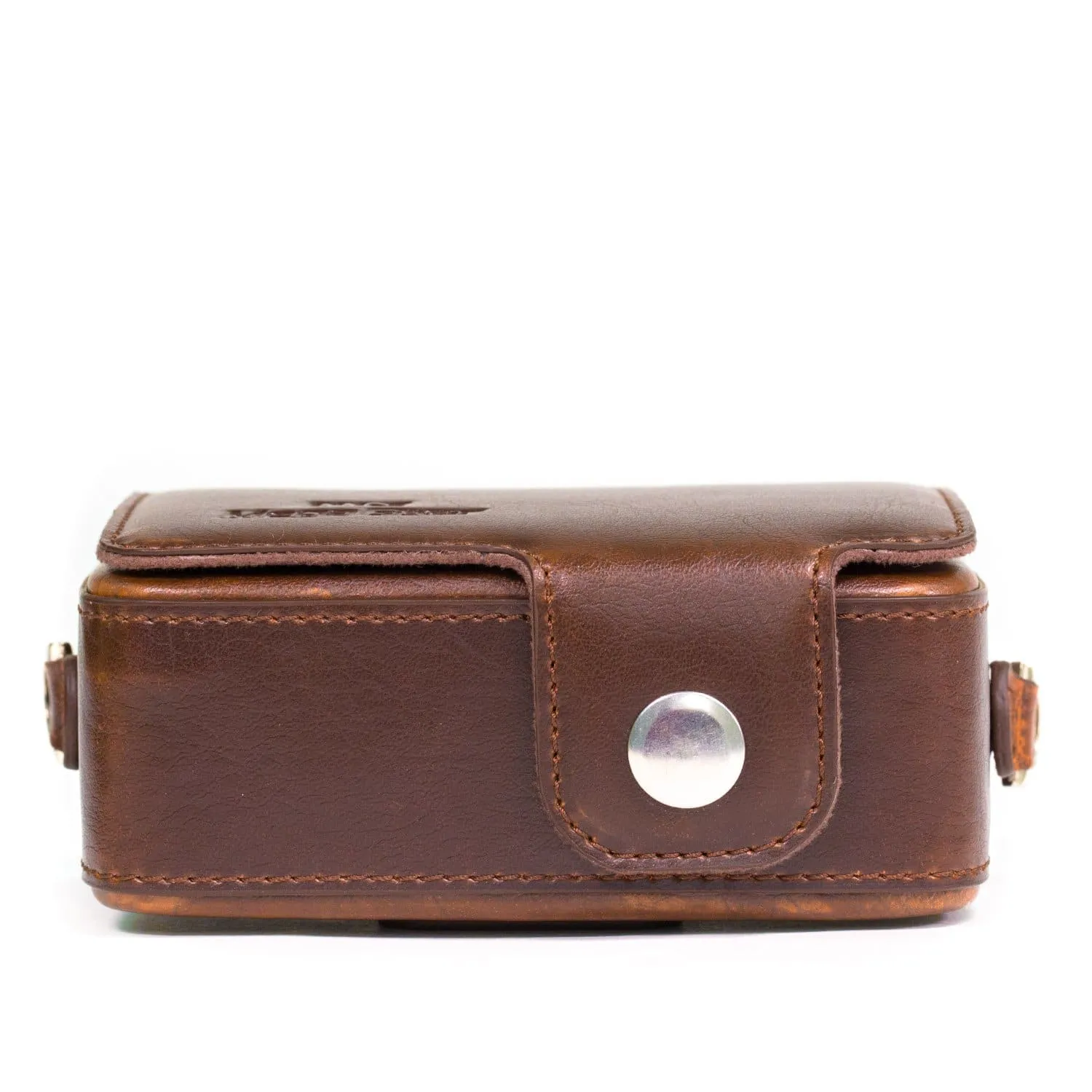 MegaGear Sony Cyber-shot DSC-RX100 VII, DSC-RX100 VI, DSC-RX100 V, DSC-RX100 IV, DSC-RX100 III, DSC-RX100 II, ZV-1 Leather Camera Case with Strap