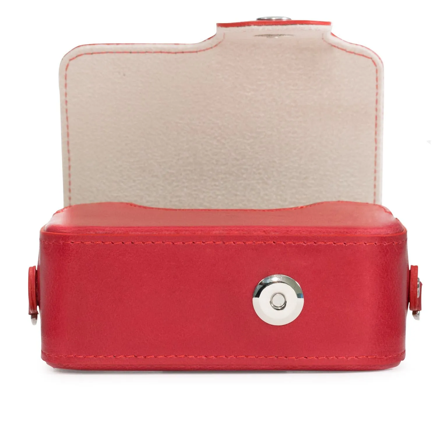 MegaGear Sony Cyber-shot DSC-RX100 VII, DSC-RX100 VI, DSC-RX100 V, DSC-RX100 IV, DSC-RX100 III, DSC-RX100 II, ZV-1 Leather Camera Case with Strap
