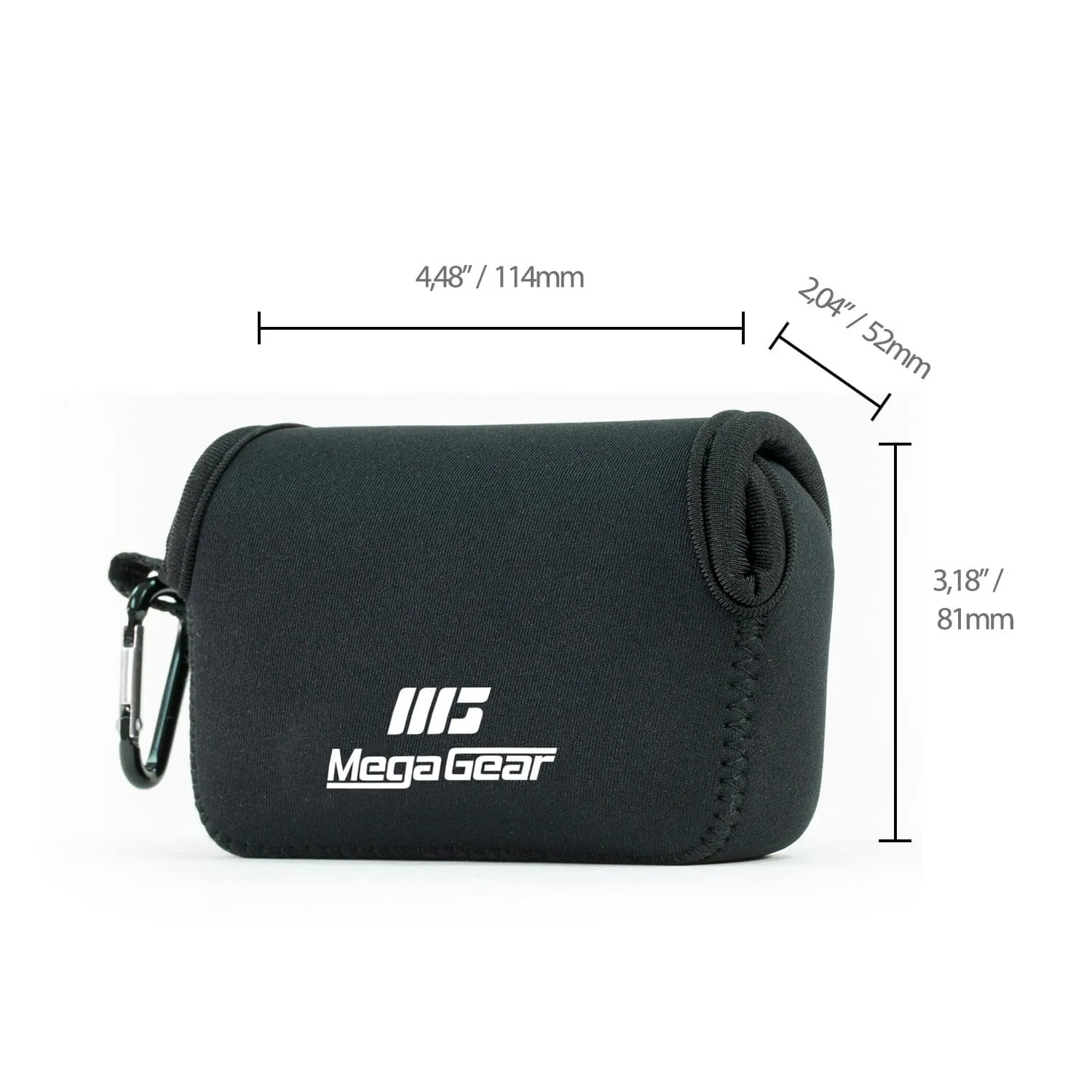 MegaGear Sony Cyber-shot DSC-RX100 VII, DSC-RX100 VI, DSC-RX100 V, DSC-RX100 IV, Olympus TG-6, TG-5, TG-4 Ultra Light Neoprene Camera Case