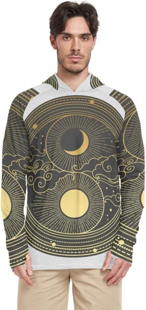 Men Sunscreen Hoodie Cool Sun Protection Sunscreen Hoodie (S-XXL)