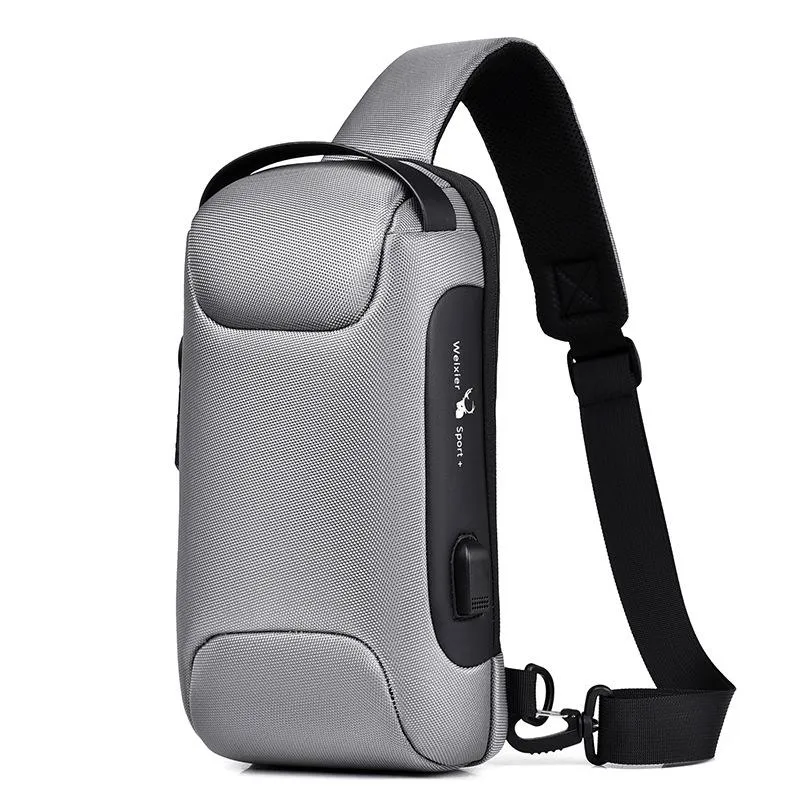 Men's Anti Theft Oxford Chest Bag