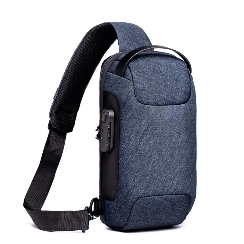 Men's Anti Theft Oxford Chest Bag