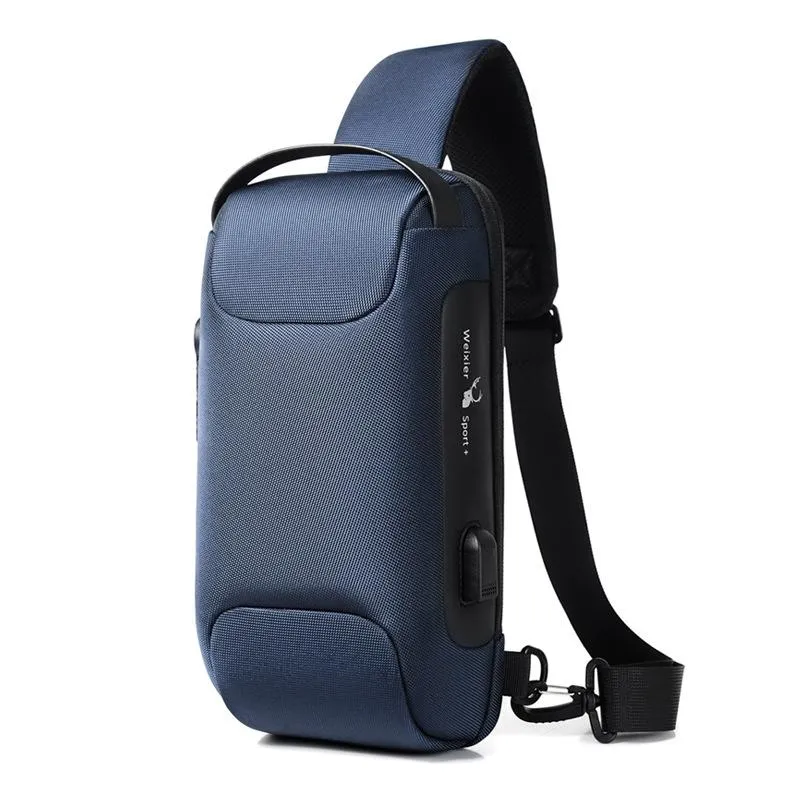 Men's Anti Theft Oxford Chest Bag