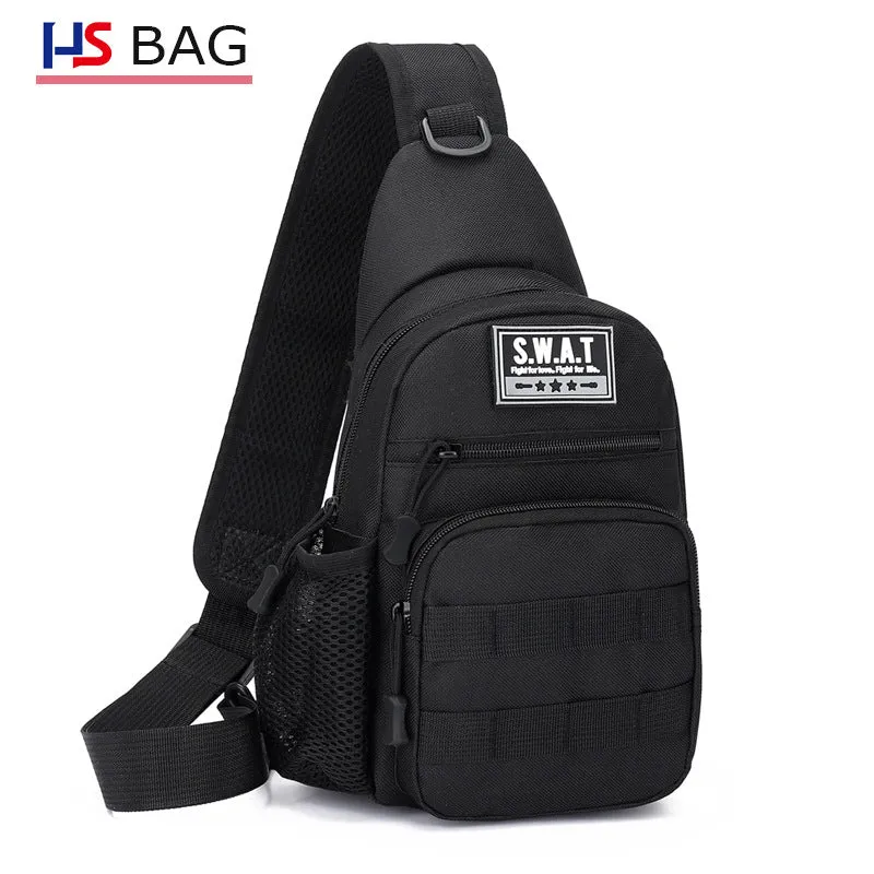 Men's Korean Oxford Cloth Large Capacity Camouflage Men's Chest Bags