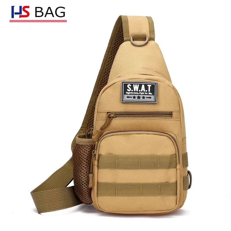 Men's Korean Oxford Cloth Large Capacity Camouflage Men's Chest Bags