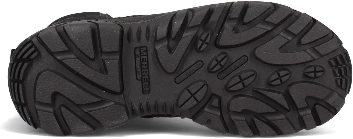 Merrell Men’s Strongfield Tactical 6” Waterproof Boots, Breathable & Comfortable Work Combat Hiking Shoes