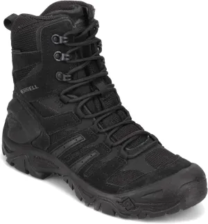 Merrell Men’s Strongfield Tactical 6” Waterproof Boots, Breathable & Comfortable Work Combat Hiking Shoes