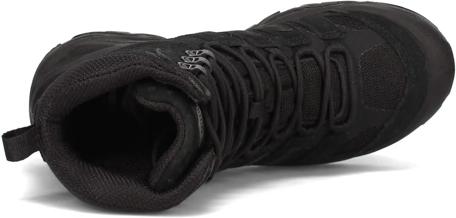 Merrell Men’s Strongfield Tactical 6” Waterproof Boots, Breathable & Comfortable Work Combat Hiking Shoes